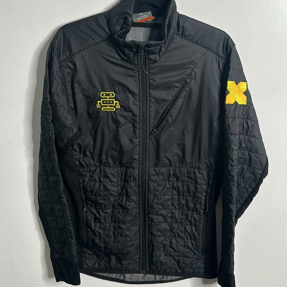 Ice Breaker Marino Robot Black Jacket Size Medium Gem